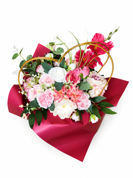 Cœur floral – Tendre Présence ❤️